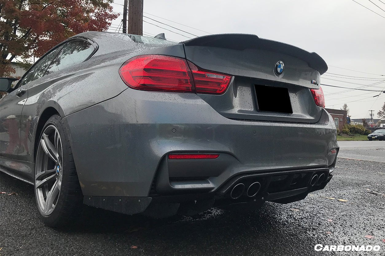 2014-2020 BMW M3 F80 & M4 F82 VA Style Carbon Fiber Rear Diffuser and Lip